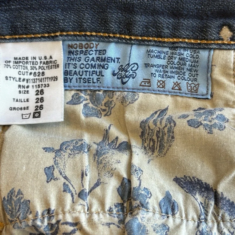 GOLDSIGN Mayhem Classic Dark Wash‎ Cropped Ankle Skinny Jeans Size 26 NWOT